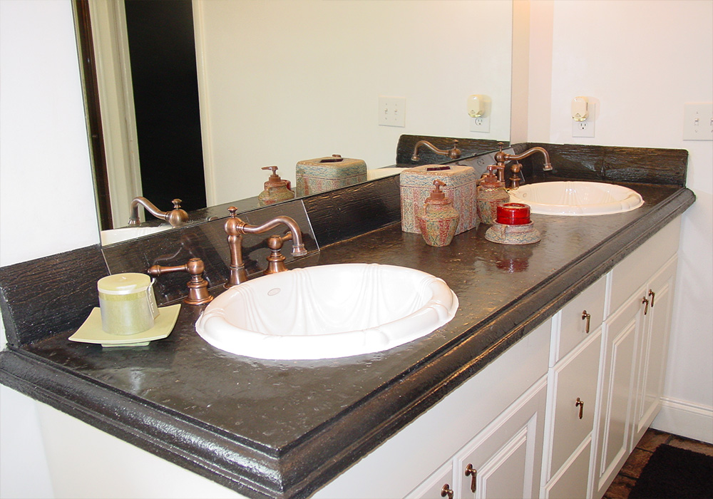 Slate Double Sink